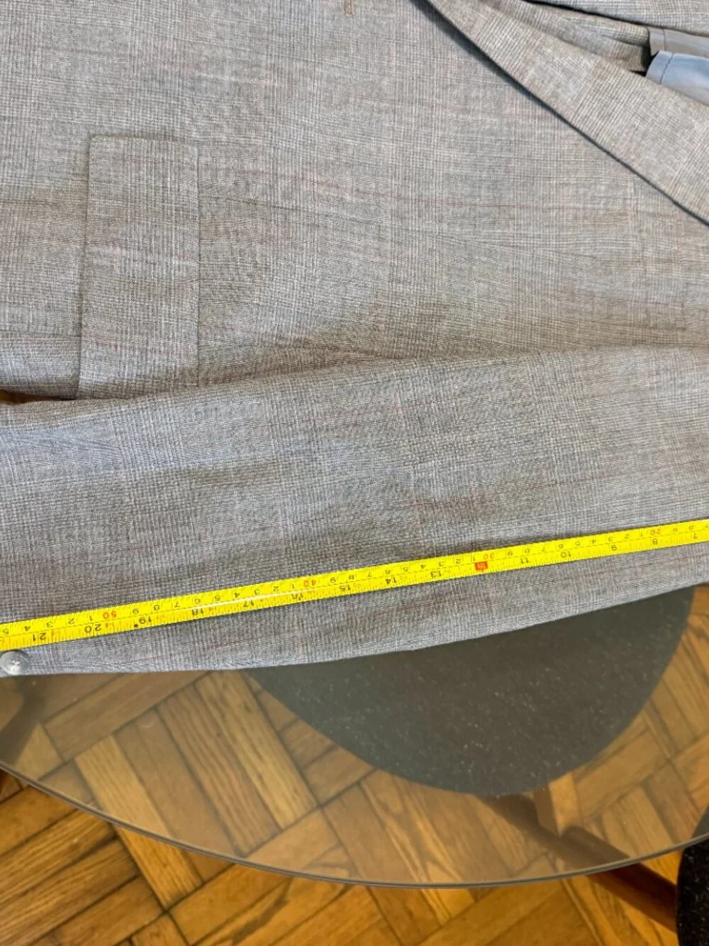 Vintage Austin Reed British Tailored Grey Plaid Blazer Jacket